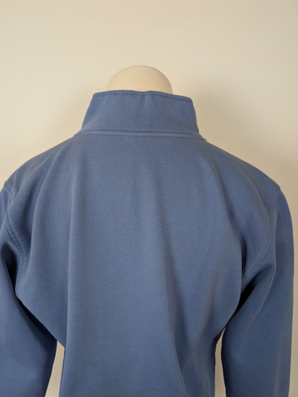 Dok Quarter Zip Sweater Pullover Blue Size Small Y2K Tenniscore - Picture 3 of 14